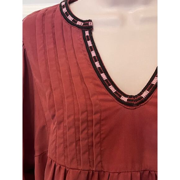 Marine Layer Tocaloma Boho Blouse, Size Small - Picture 2 of 8